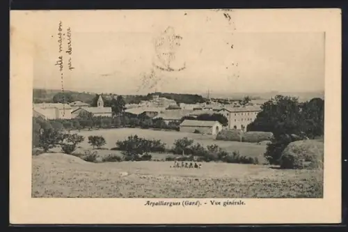 AK Arpaillargues /Gard, Vue générale