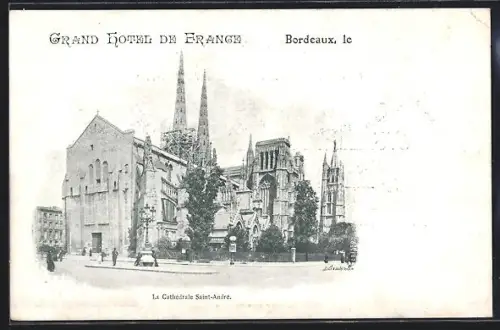 AK Bordeaux, La Cathédrale Saint-André