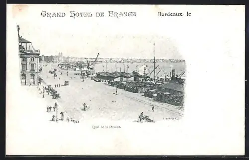 AK Bordeaux, Quai de la Douane