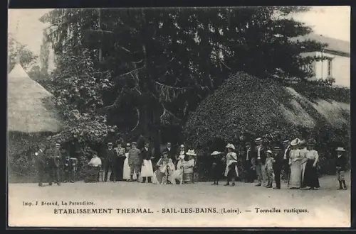 AK Sail-les-Bains /Loire, Tonnelles rustiques