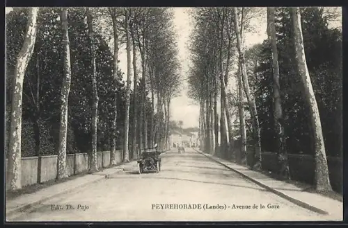 AK Peyrehorade /Landes, Avenue de la Gare