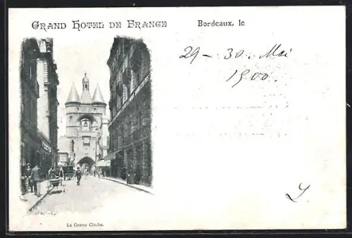 AK Bordeaux, La Grosse Cloche