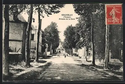 AK Seignelay /Yonne, Avenue de la Gare