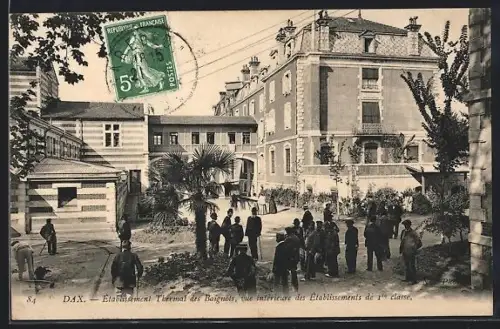 AK Dax, Établissement Thermal des Baignots, vue intérieure des Établissements de Ire classe