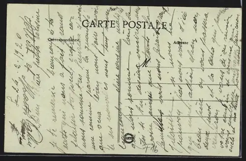 AK Deviat /Charente, Rue de la Poste