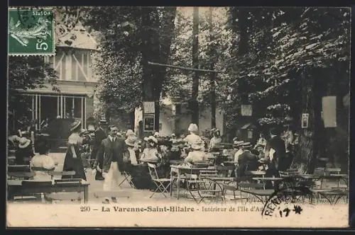 AK Saint-Maur-des-Fosses, Intérieur de L`Ile d`Amour