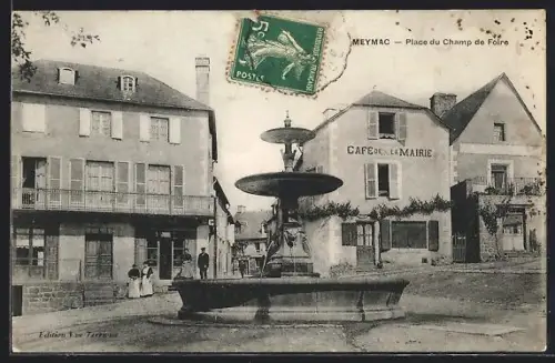AK Meymac, Place du Champ de Foire