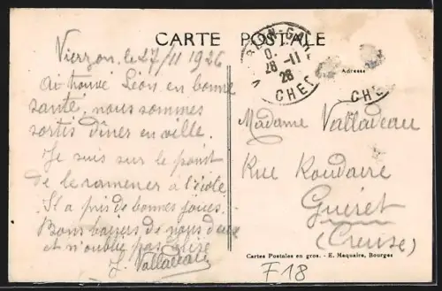 AK Vierzon /Cher, La Rue des Ponts