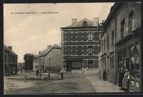 AK Solre-le-Chateau, Rue de Jeumont
