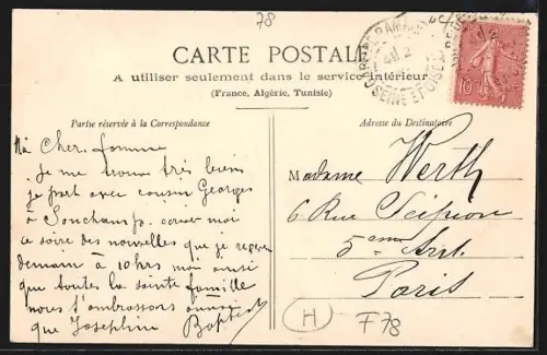 AK Sonchamp, Grande-Rue