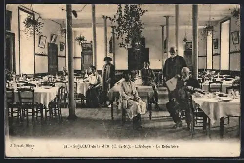 AK St-Jacut-de-la-Mer /C.-du-N., L`Abbaye, Le Réfectoire