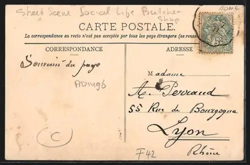 AK Chazelles-sur-Lyon /Loire, Grande-Rue