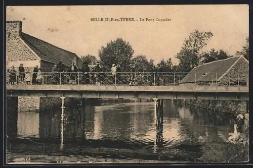 AK Belle-Isle-en-Terre, Le Pont Cunuder