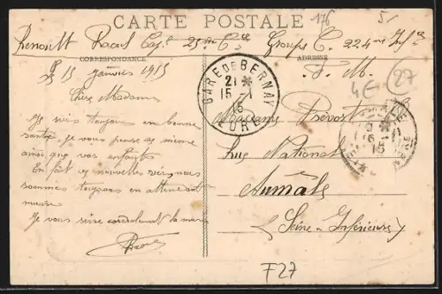 AK Bernay, Rue Thiers