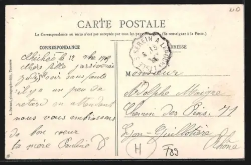 AK Chichée, Grande Rue No. 3