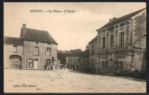 AK Stigny, La Place, L`Ecole