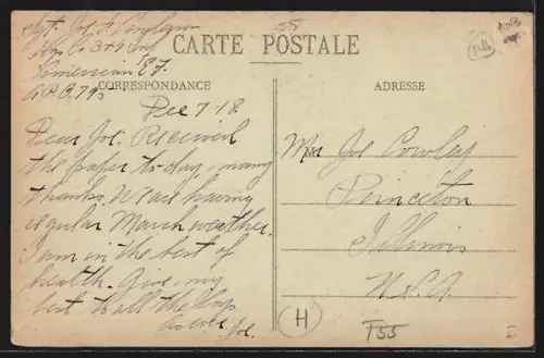 AK Tréveray, Rue de Bar-le-Duc