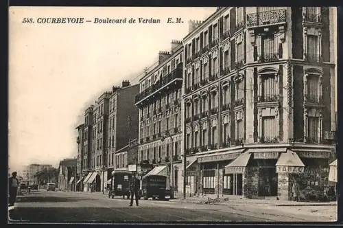 AK Courbevoie, Boulevard de Verdun