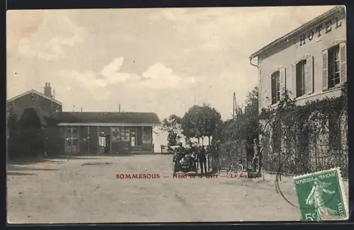AK Sommesous, Hotel de la Gare, La Gare
