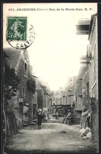 AK Argences /Calvados, Rue de la Morte-Eau