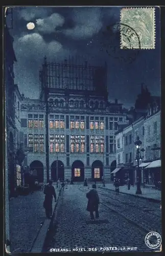 AK Orléans, Hôtel des Postes, La Nuit