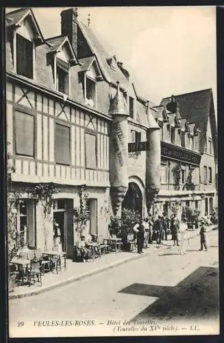 AK Veules-les-Roses, Hôtel des Tourelles