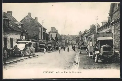 AK Frevent, Rue de Cercamp
