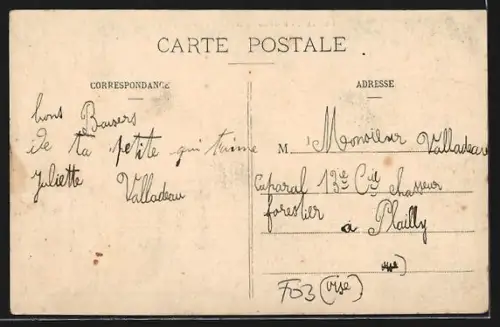 AK Cérilly, Place du Marché