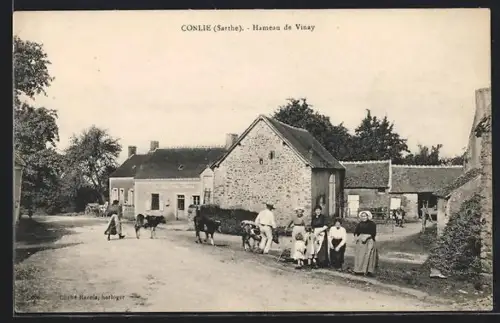 AK Conlie /Sarthe, Hameau de Vinay