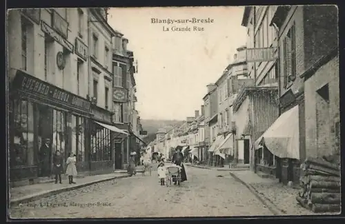 AK Blangy-sur-Bresle, La Grande Rue