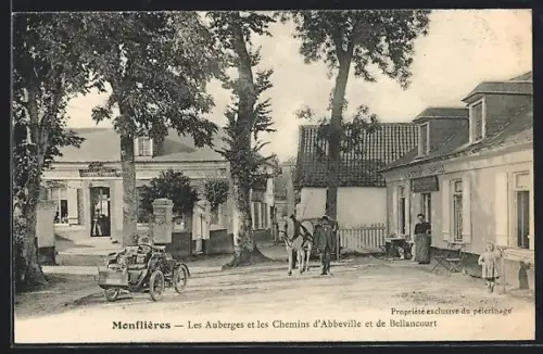 AK Monflières, Les Auberges et les Chemins d`Abbeville et de Bellancourt