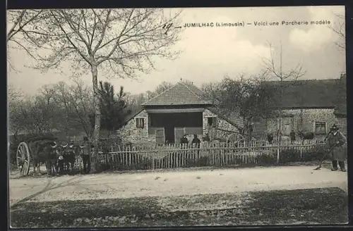 AK Jumilhac /Limousin, Voici une Pocherie modèle