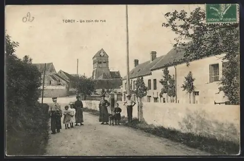 AK Torcy, Un coin de rue