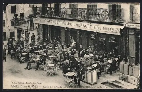 AK Amélie-les-Bains, Café de l`Aude et de l`Herault