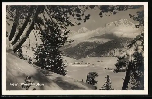 AK Maran, Ortsansicht im Winter
