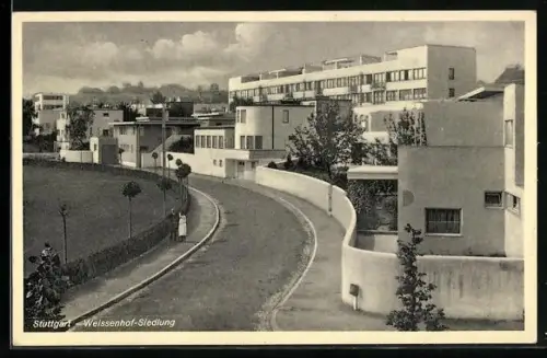 AK Stuttgart, Weissenhof-Siedlung, Bauhaus