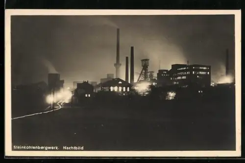 AK Steinkohlebergwerk, Nachtbild
