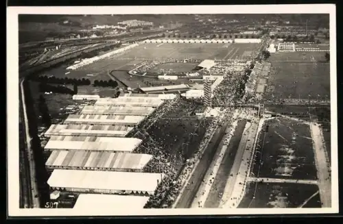 AK Stuttgart, 15. Dt. Turnfest 1933, Fliegeraufnahme des Festplatzes