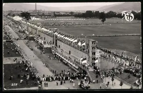 AK Stuttgart, 15. Deutsches Turnfest 1933, Zuschauertribünen, 