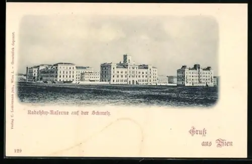AK Wien, Radetzky-Kaserne auf der Schmelz