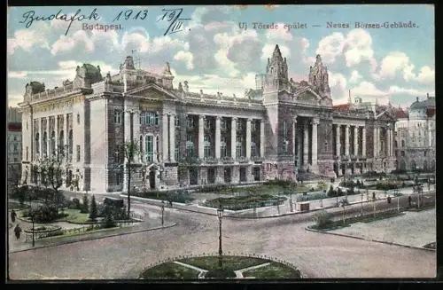 AK Budapest, Partie am neuen Börsen-Gebäude