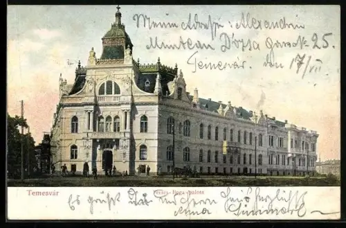 AK Temesvár, Temes-Bega-palota