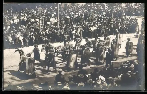 AK Kaiser-Jubiläums-Huldigungs-Festzug Wien, 12. Juni 1908, Historische Gruppe
