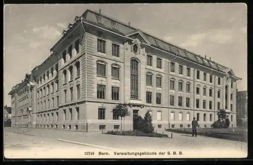 AK Bern, Verwaltungsgebäude der SBB