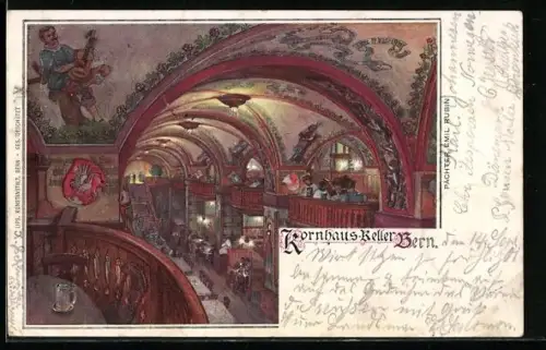AK Bern, Kornhauskeller, Pächter Emil Rubin
