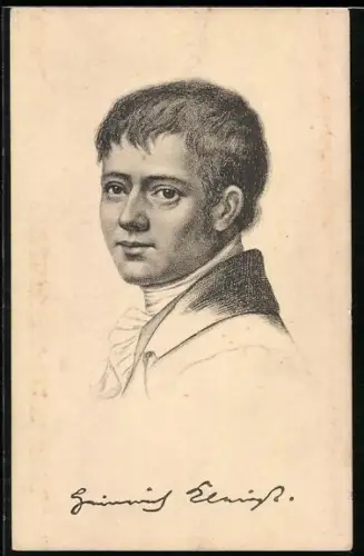 AK Heinrich von Kleist, Portrait