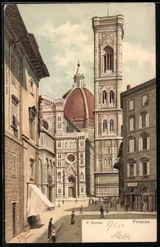 Künstler-AK Firenze, II Duomo