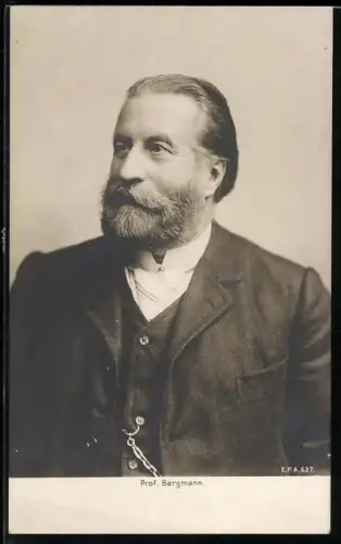 AK Portrait von Professor Bergmann