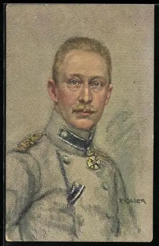 AK Kronprinz Wilhelm von Preussen in Uniform