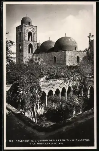 AK Palermo, S. Giovanni degli eremiti, il Chiostro e la Moschea